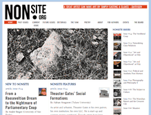 Tablet Screenshot of nonsite.org